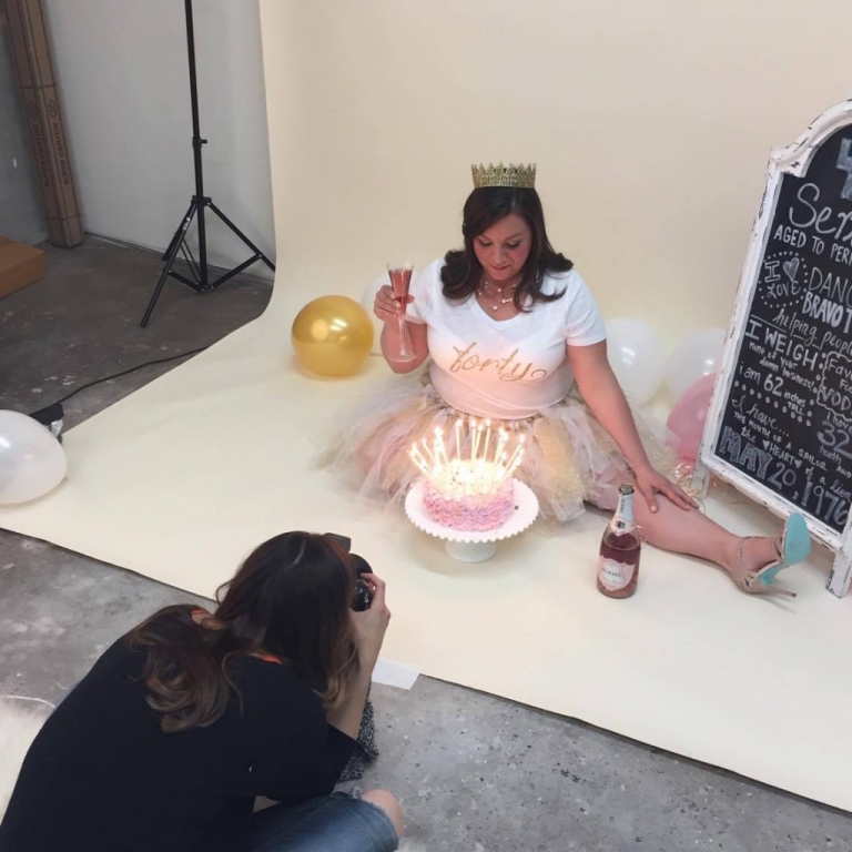 Adult Cake Smash www.rachelfarganisphotography.com