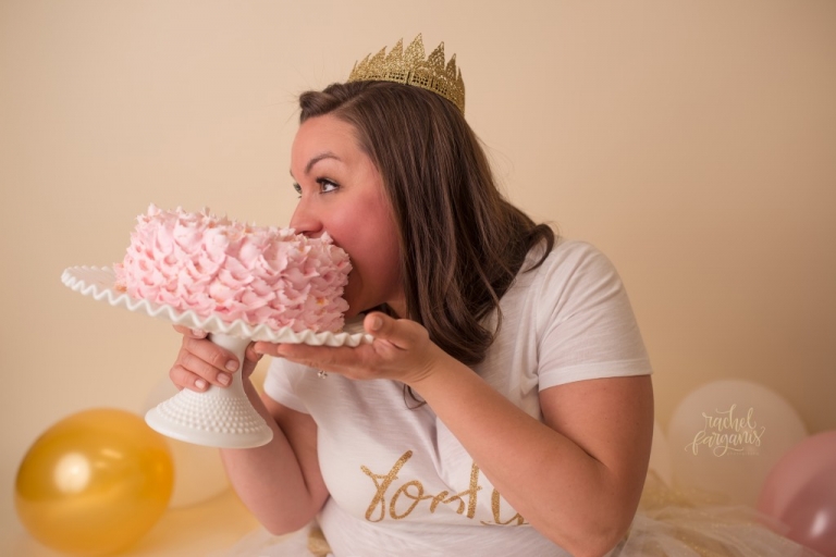 Adult Cake Smash www.rachelfarganisphotography.com