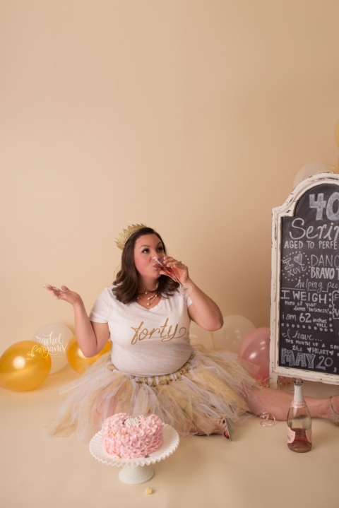 Adult Cake Smash www.rachelfarganisphotography.com